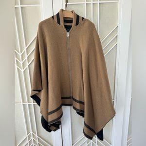Rag & Bone Varsity Zip poncho